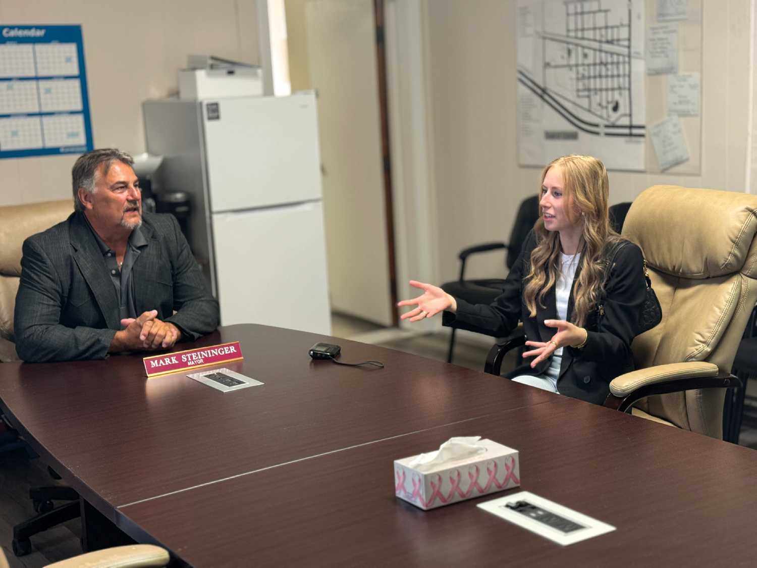 Ashley Bochek interviews Grenfell Mayor Mark Steininger.